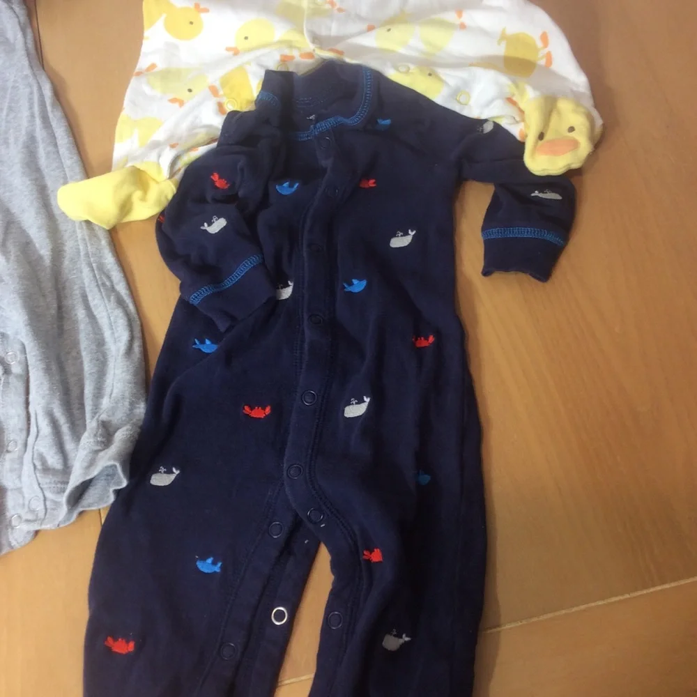 Carters Boys Cotton onesies 3 in set boys